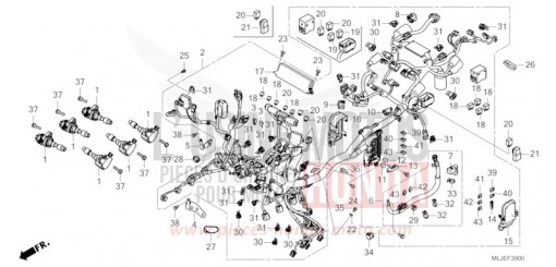 WIRE HARNESS GL1800DAR de 2024
